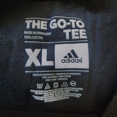 Adidas Football The Go-To Tee Black Graphic T-Shirt Mens XL Cotton Athleisure