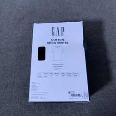 Gap Men’s 3-Pack Undershirts Medium M Cotton Crew Neck Classic-Fit Black T-Shirt