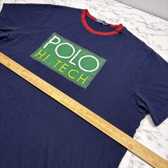 Polo Hi Tech Shirt Mens Ralph Lauren 2XB Big & Tall Blue Green Spell Out T-Shirt