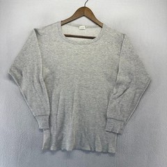 Vintage JE Morgan Thermal Shirt Men’s XL Gray Waffle Base Layer Crew USA Made