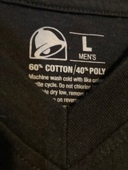 6 Taco Bell Shirts, MENS Large, 1 Med, Crew neck, V-neck & Button /Employee/Work