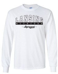 Lansing Michigan T-Shirt Long Sleeve Graphic tee