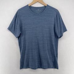 MACK WELDON Shirt Mens M Airknit Waffle Thermal Stretch Performance T Tee Blue