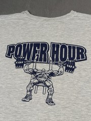 Gym Weight Lifting Power House Lift Team Alabama Vtg Jerzees T Shirt XL