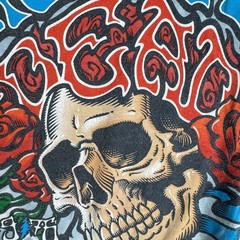 Liquid Blue T Shirt Mens Size Large Grateful Dead Tie Dye Indie Rock Band Hippie