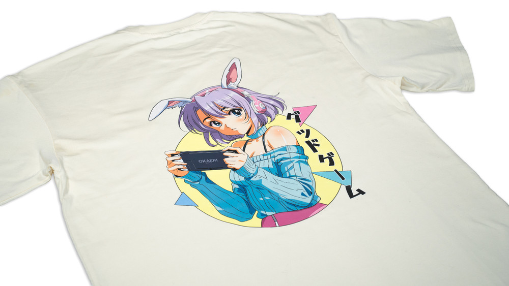 Anime Oversized T-Shirt – Gamer Girl Size L – Original Character