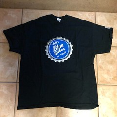 J&B’s Blue Ribbon Tee Shirt Bar + Grill Milwaukee Advertising XL Black Gildan