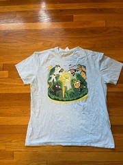 Gildan Men’s M Sky blue Gamer Tshirt Mario, Vader Zelda Size XL