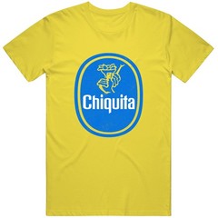 Chiquita, T-, Bananas Vintage Retro Daisy Yellow Unisex Soft Cotton tee T Shirt