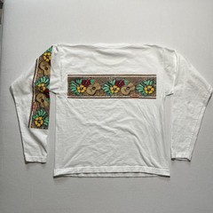 Vintager Hawaii Kauai Shirt Mens Medium Long Sleeve Hit Souvenir Made USA 90s