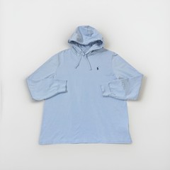 Polo Ralph Lauren Men’s Long Sleeve Hooded T-Shirt Baby Blue XL Drawstring Logo