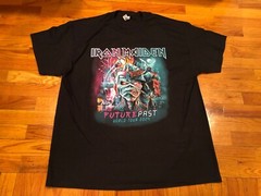 RARE NEW NO TAGS Iron Maiden The Future Past 2024 World Tour 2 Sided XL TSHIRT