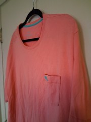 Tommy Bahama Men’s XXL Pink Short Sleeve Crew Neck Pocket Marlin Logo Tee