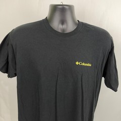 Columbia Mens XL Black T Shirt Greater Outdoor Gear Tested Tough Since 1938