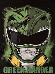 Shaka Wear T-Shirt Green Ranger Double Sided Super Max Heavy Garment Mens Sz 4XL