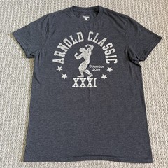 Homage Arnold Classic 2019 Columbus Ohio T-Shirt – Size Small – Gray Cotton/Poly