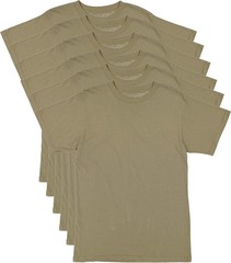 AR 670-1 Army Compliant Coyote Brown Mens Military T-Shirt MultiCam OCP 6-Pack