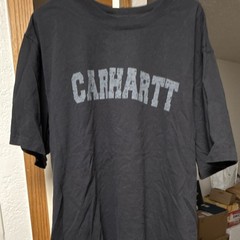 Carhartt Men’s Relaxed Fit Black Graphic Logo Tee Crew Neck 2XL Big & Tall