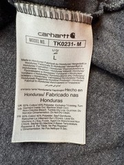 Carhartt Shirt Mens Size L Loose Fit Long Sleeves Pullover T-Shirt TK0231-M
