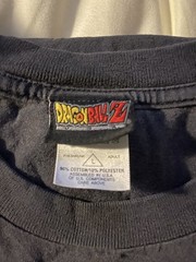 NWT VTG Y2K 2001 Dragon Ball Z Tee Shirt L Super Saiyan 3 Goku Vegeta Trunks