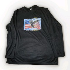 Land Of The Free Home Of The Brave Long Sleeve Tyler Robinson Sz Large