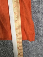 Vintage Polo Ralph Lauren Orange T Shirt Ringer Tee Ribbed Mens XL Y2K 90s