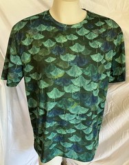 New REEL LEGENDS Freeline short sleeve Shirt Men’s Large Blue Ocean MANTA RAYS