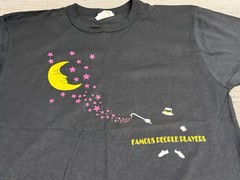 Vintage Famous People Players T-Shirt 80s Black Light Puppetry Canada Liberace L