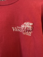 The Venetian Las Vegas Souvenir Men’s Red T-Shirt Size Large