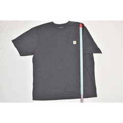 Carhartt K87 Pocket Tee Shirt Mens 2XL Tall Loose Fit Gray Short Sleeve Workwear