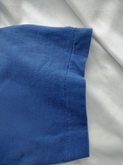 Vintage 90s BVD Selvedge Pocket T-Shirt XL Single Stitch USA Made Blue