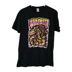 Ultimate Warrior T-Shirt Men’s XL Always Believe Cartoonish Graphic