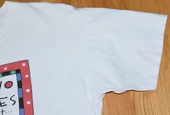 VTG Dog T Shirt No Bones About It Dogs Make the Best Friends Dog Bone Cheerful L
