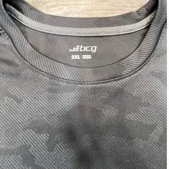 BCG Athletic T-Shirt 2XL Camo Moisture Wicking Training Gym Activewear