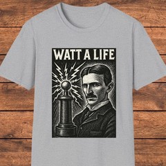 Nikola Tesla T-Shirt, Funny Science Pun, Genius Inventor, History Gift Shirt