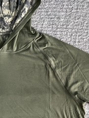 Habit Hooded Shirt Men’s Medium Green Hooded Performance Wicking Stretch Bamboo