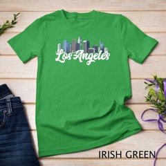 Los Angeles Skyline Architecture City Urban Graffiti Street Unisex T-shirt