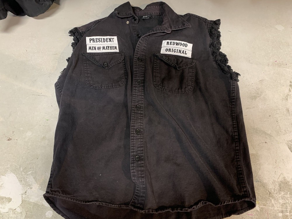 Sons of Anarchy Sleveless Biker Shirt Size Medium Good Condition