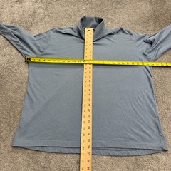 Urban Outfitters Long Sleeve Turtle Neck Shirt Mens XL Blue 100% Cotton Travel