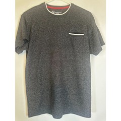 Straightfaded New York Men’s Gray Pocket Tee Short Sleeve T-Shirt Size S