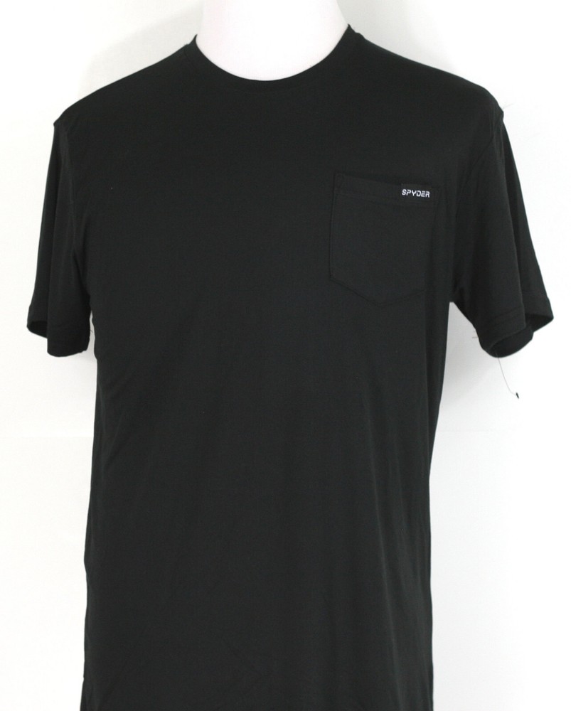 Spyder T-Shirt Crew Neck With Pocket Short Sleeve S,M,L,XL