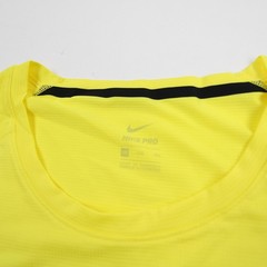 Nike Pro Short Sleeve Shirt Men’s Yellow New with Tags XL