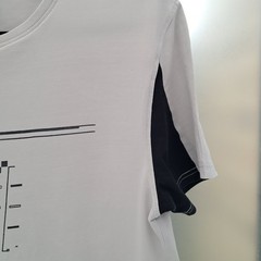 Official Ducati Men White Graphic T-Shirt, Size L, 95% Cotton Elastic Blend