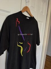 Vintage 90s Single Stitch T Shirt Size XL Rock And Roll Hall Of Fame Made In USA