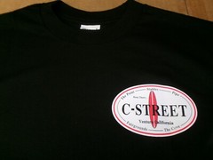 C – STREET SURF BREAKS VENTURA , CALIFORNIA CLOSE OUT SALE T-SHIRTS. NEW!