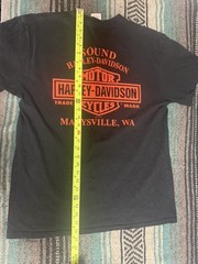 Sound Harley Davidson Marysville, WA Shirt, L, 28 in Long, 20 in Wide