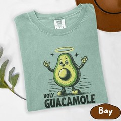 Holy Guacamole Avocado Shirt, Funny Food Pun Comfort Colors Tee, Guac Shirt