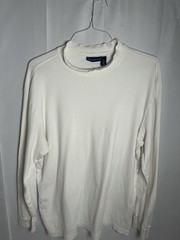 John Ashford Thin Sweat Shirt In Size XL White