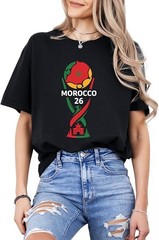 Morocco Soccer Fan Shirt 2026 Football Supporter Tee World Cup Inspired T Shirt