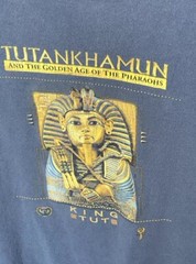King Tut Tutankhamun And The Golden Age Of The Pharaohs T-Shirt Adult Size 2XL